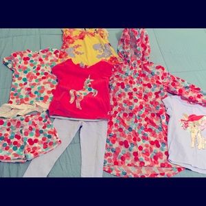 Joules coordinating 7 piece Bundle size 4t